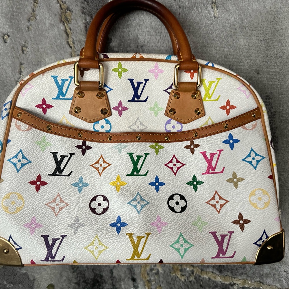 Vintage Trouville Multicolor Louis Vuitton bag.